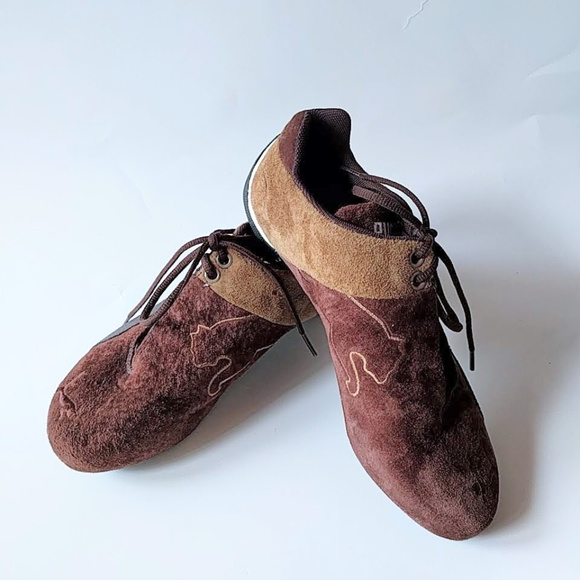 puma speed cat womens brown